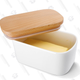 Salted butter can stay out for up to two weeks at room temperature, and this airtight container is designed to fit a standard stick, or a larger European block.